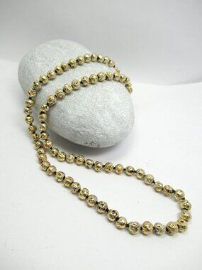 Lava rock necklace